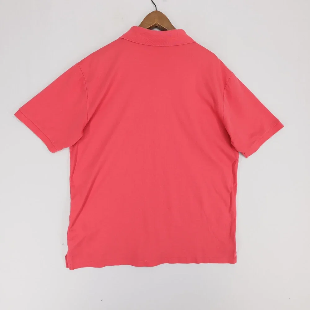 Polo Ralph Lauren Polo Shirt Mens XLT Pink Short Sleeve Embroidered Logo